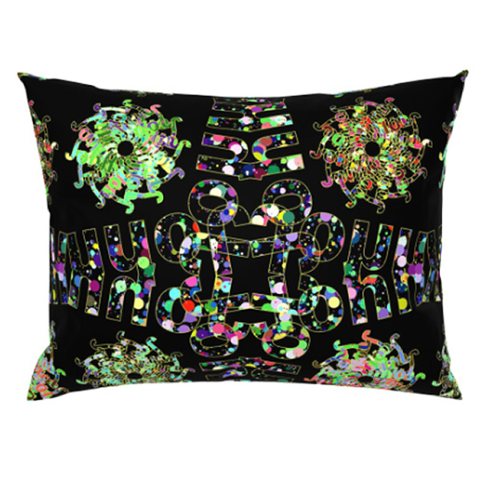 John t25 black pillow