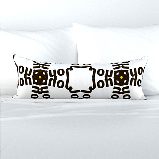 John brown white t31 long pillow