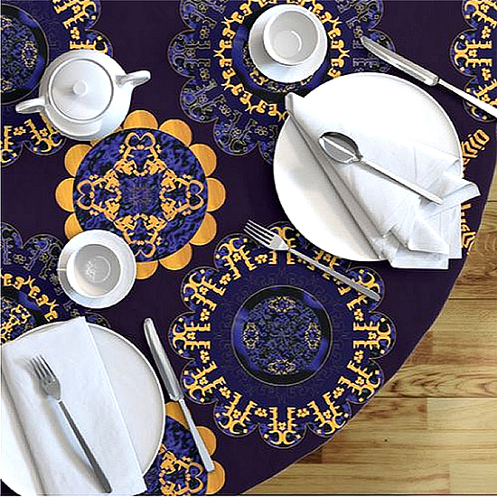Nushin DST002 blue-gold